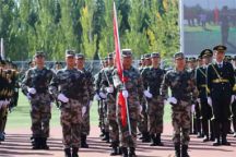 Beat365官网国旗护卫队参加全区“踔厉奋发强国防 勇毅前行向复兴”第23个全民国防教育日主题活动